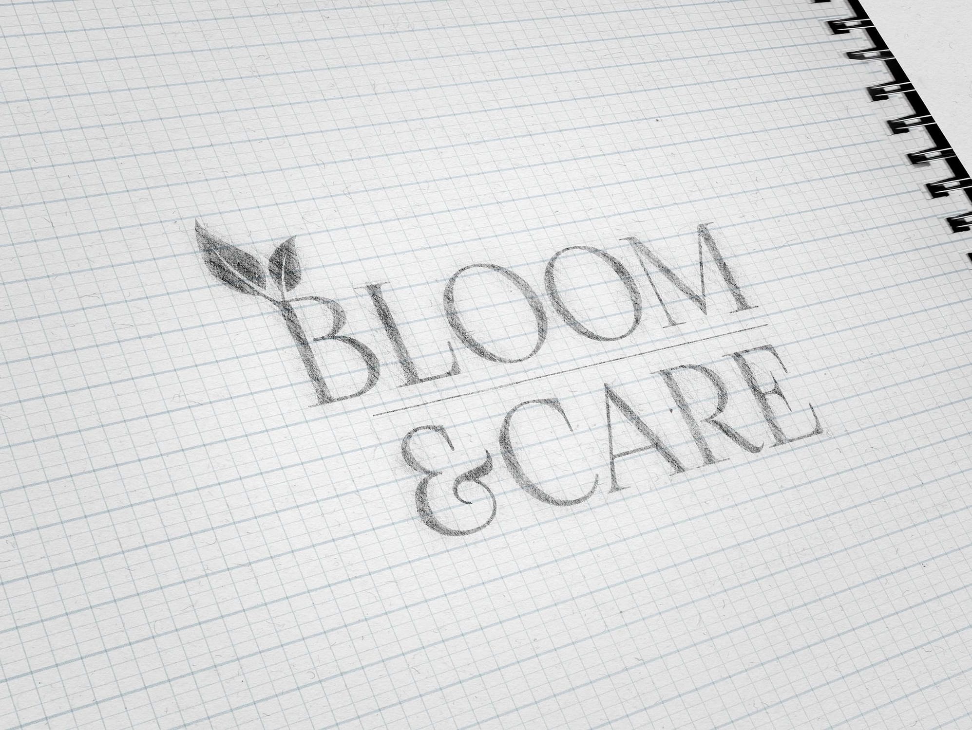 Bloom & Care Logo Sketch